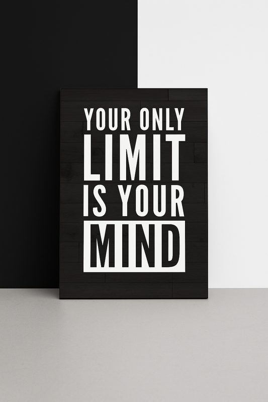 Tablou Motivațional „Your Only Limit is Your Mind” – Puterea de a Reuși