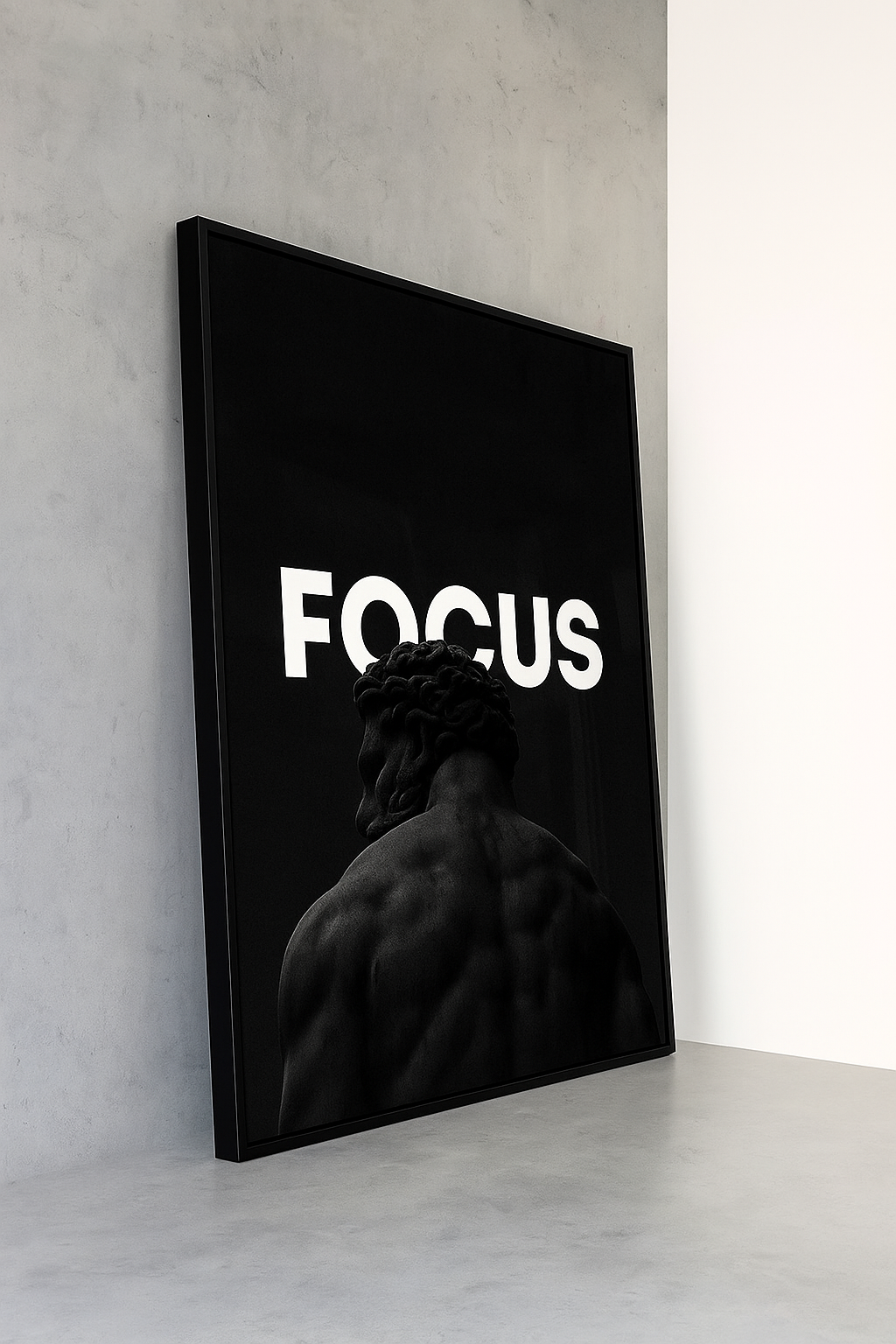 Tablou Motivațional „Focus” – Puterea de a Merge Până la Capăt