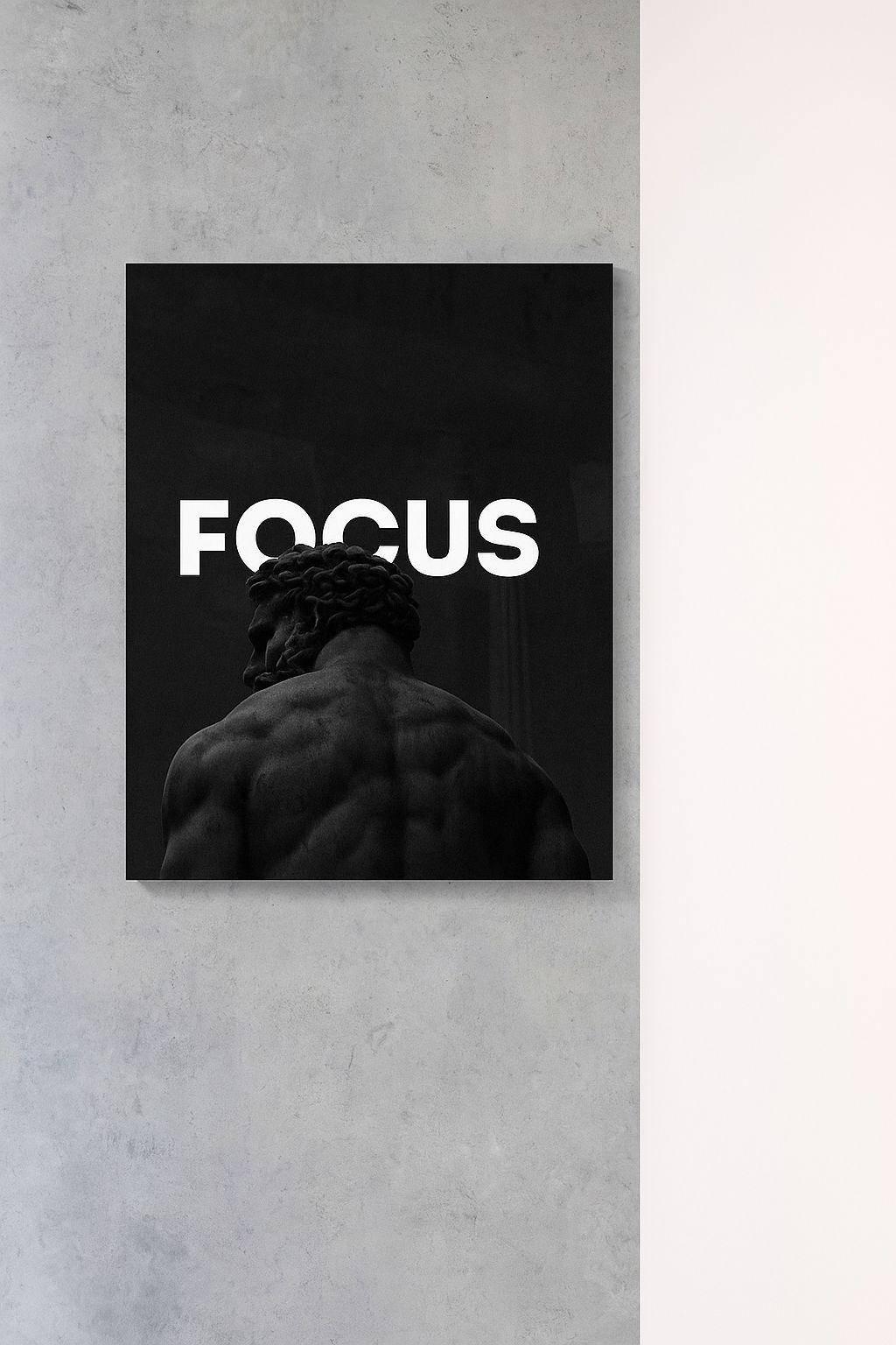 Tablou Motivațional „Focus” – Puterea de a Merge Până la Capăt