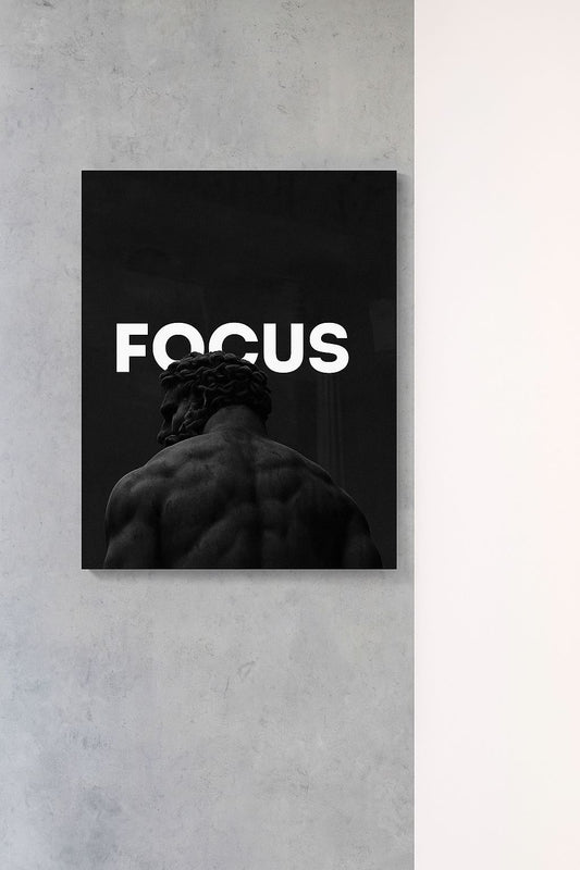 Tablou Motivațional „Focus” – Puterea de a Merge Până la Capăt